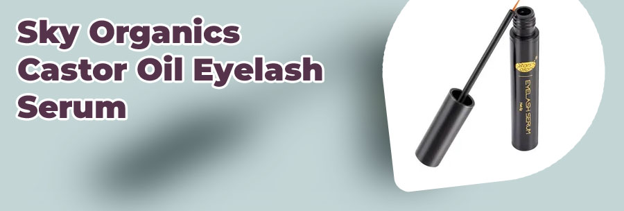 Organic eyelash serum